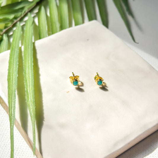 Turquoise Mini Studs