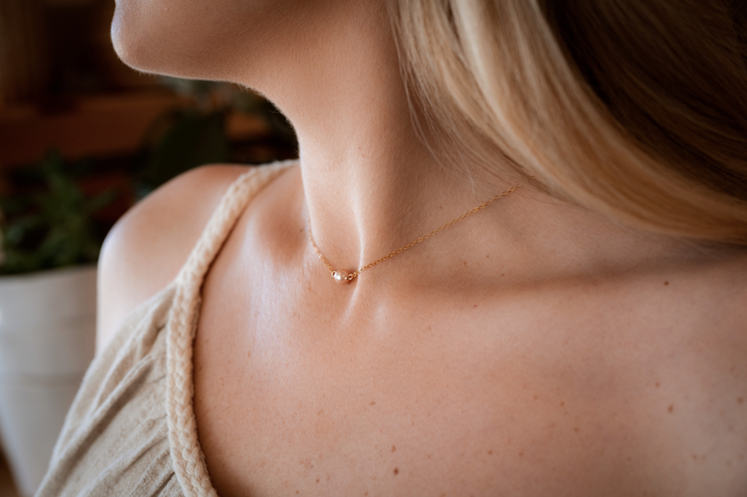 Tiny Pearl Necklace