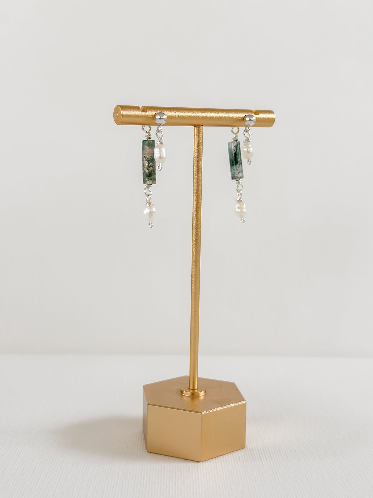 Moss Agate Earrings