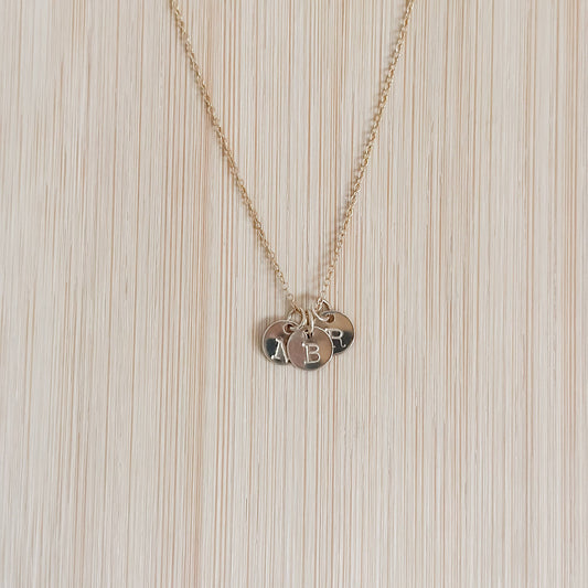 Triple Initial Necklace