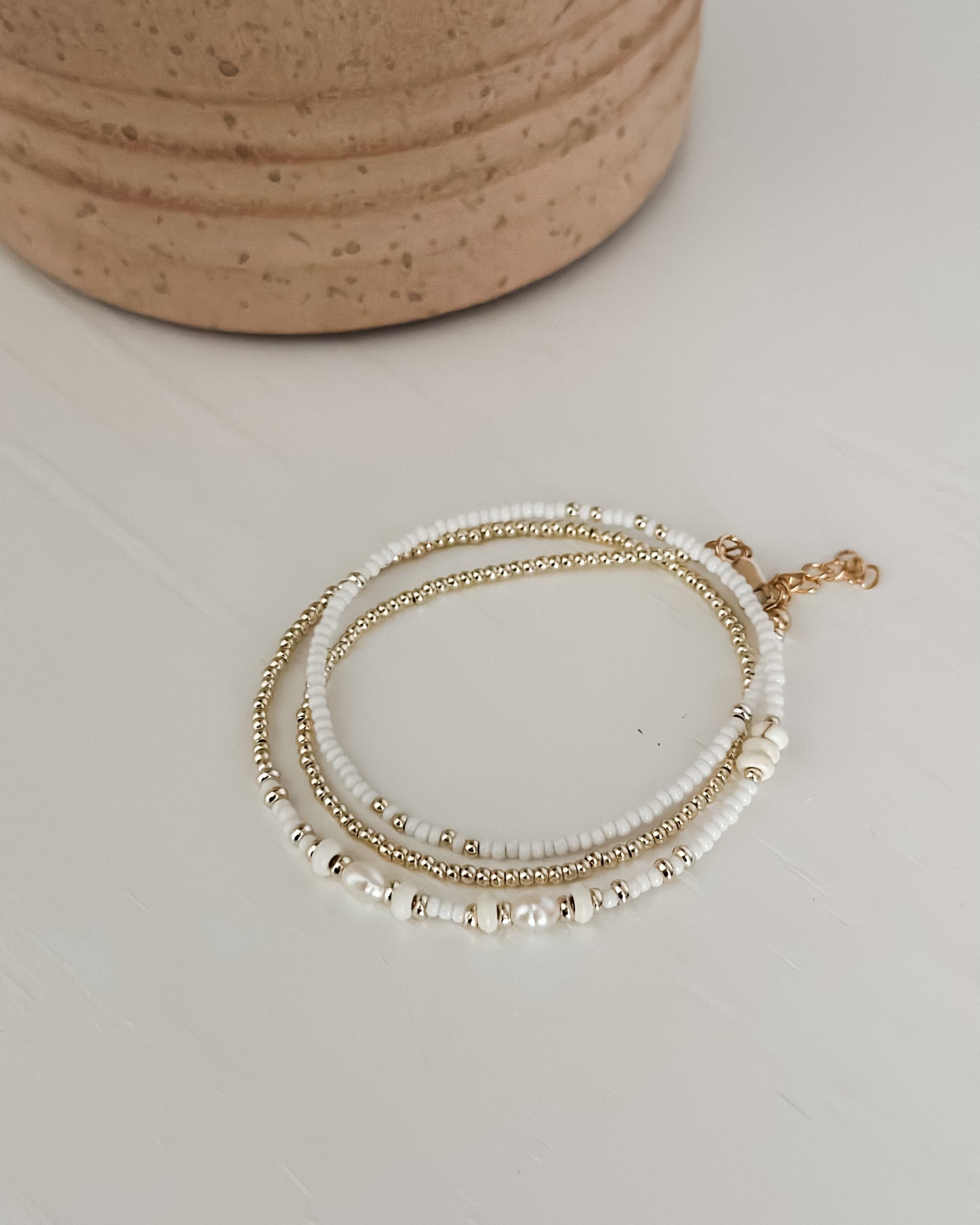 Summer Wrap Pearl Bracelet