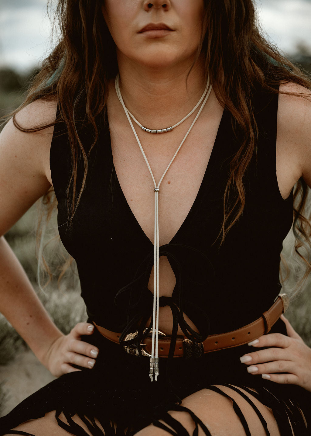 The Bolita | Feminine Bolo Ties - Western Ivory