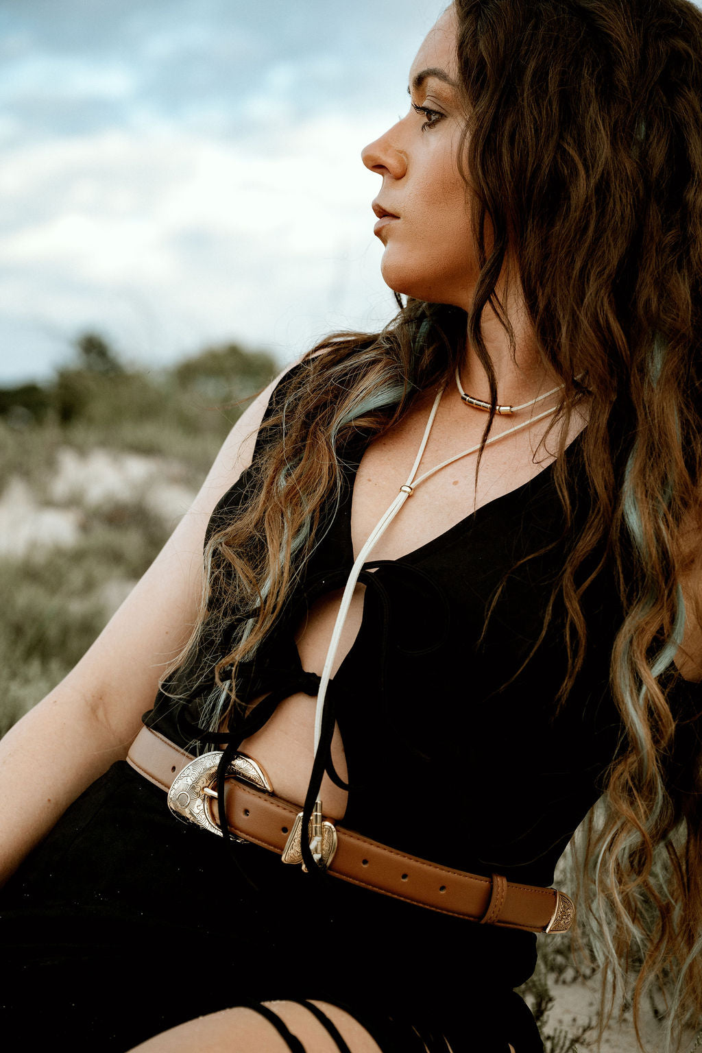 The Bolita | Feminine Bolo Ties - Western Ivory