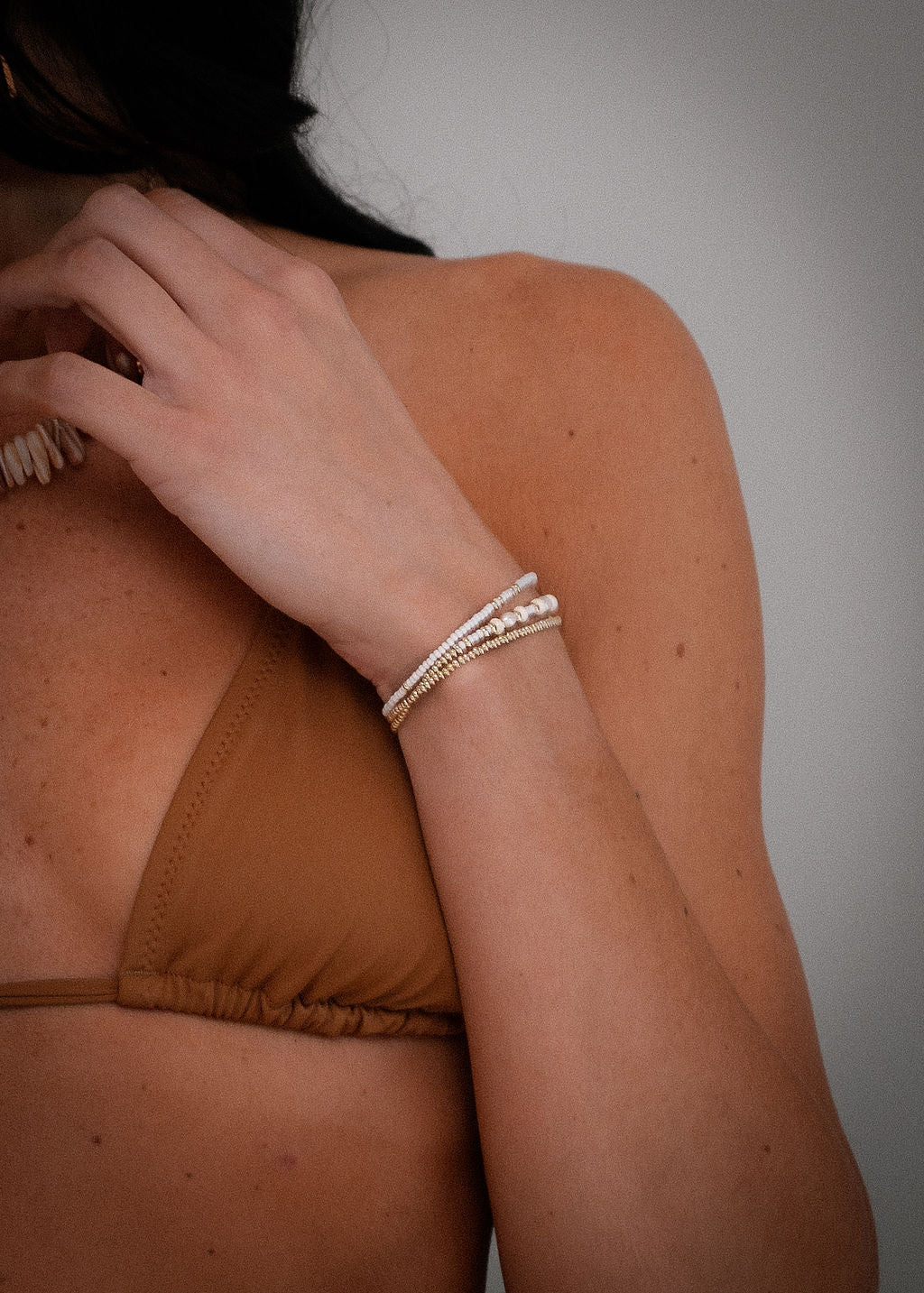 Summer Wrap Pearl Bracelet