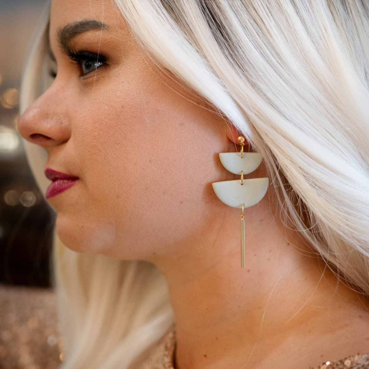 Foxie Earrings (Mint)